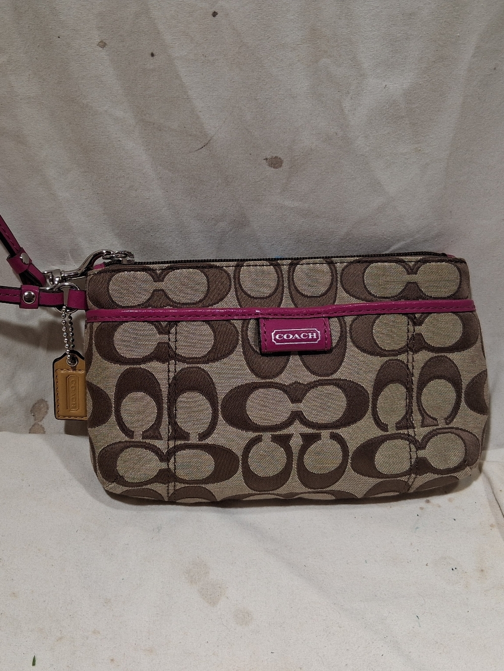 Coach Signature Wristlet